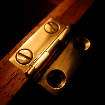 Precision hinge fitting by Andrew Ness